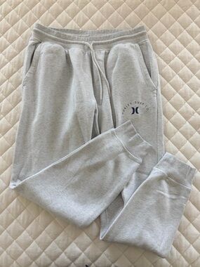 Hurley Men’s XL Jogger Sweatpants – Light Gray – Excellent Used Condition